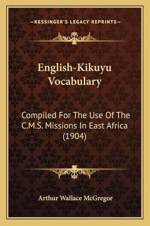 English-Kikuyu Vocabulary